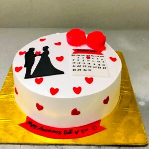 Calendar Anniversary cake